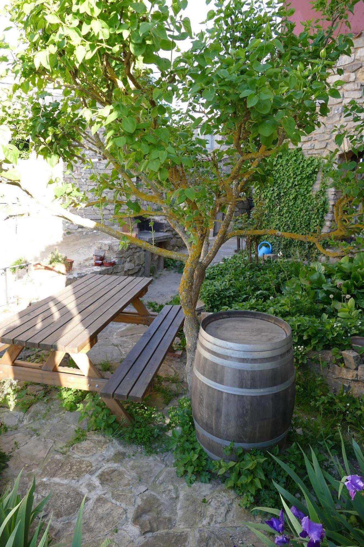 Casas de trevijano Cañon del rio leza jardin y barbacoa Soto en Cameros Exterior foto